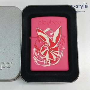 I721a [未使用品] ZIPPO ジッポー PLAYBOY プレイボーイ オイルライター ピンク 2006年製 喫煙具 煙草 タバコ | その他 P