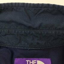D152a [人気] THE NORTH FACE ザ ノースフェイス Purple label シャツ Ｍ ネイビー 長袖 Cotton Polyester Pin ox Shiｒt | トップス G_画像6