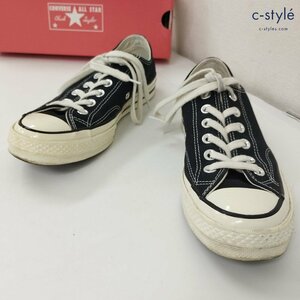 P300b [人気] CONVERSE コンバース スニーカー 23.5㎝ ブラック CT70 BLACK LOW CUT 162058C | シューズ G