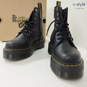 A182c [人気] Dr.Martens ドクターマーチン JADON PISA 8ホールブーツ UK5 ブラック レザー 厚底 | シューズ G