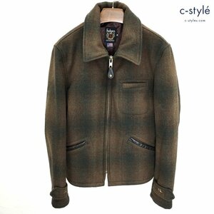 D218b [秋冬][人気] Schott ショット オンブレチェック CPOジャケット 36 マルチカラー 7373 | アウター N