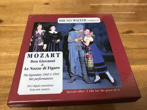 (5CDセット）ワルター＆MET：モーツァルト：フィガロの結婚＆ドン・ジョヴァンニ
