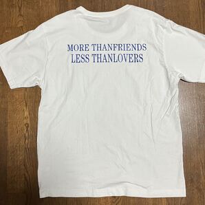 More Than Friends Less Than Lovers ShirtロゴTシャツ 半袖ホワイト