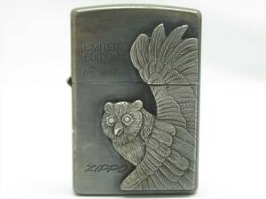 ライター◆ZIPPO ふくろうモチーフ フクロウ 梟 LIMITED EDITION ジャンク品 現状渡し