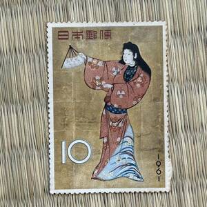 切手趣味週間　記念シート　女舞姿　切手　1961年4月20日発行　昭和レトロ 573