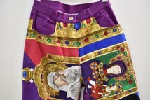 【送料無料】GIANNI VERSACE ヴェルサーチ レディースストレッチ ジーンズ 聖母マリア ヴィンテージ size38_画像2