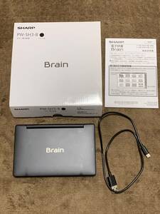 シャープ　カラー電子辞書　Brain PW-SH3-B 　中古　送料無料