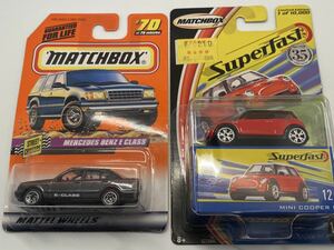 マッチボックス MATCHBOX ベンツとミニクーパー　新品未開封