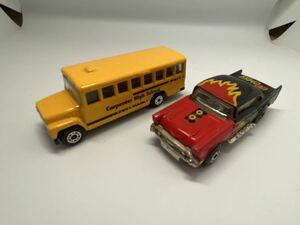 マッチボックス matchbox スクールバスと57'CHEVY2台まとめて ルース品