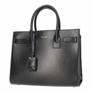 【中古】 Saint Laurent サンローラン ベイビー サック・ド・ジュール 421863 ブラック 黒 ハンドバッグ 23028041 RS