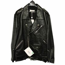 【中古】 Maison Margiela メゾンマルジェラ ライダースジャケット S29AM0338 SY1397 モード 23014320 AO_画像1