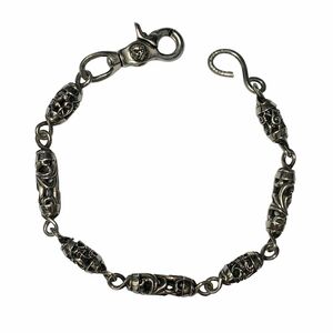 【中古】 CHROME HEARTS クロムハーツ 1クリップ ケルティックローラー ウォレットチェーン ショート 15007735 AO