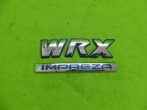 スバル インプレッサ WRX GDA A型 MT 丸目 純正 エンブレム オーナメント プレート ロゴ A900