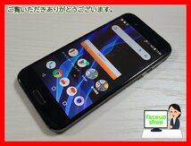 　★【35563WM】 ジャンク au SHV39 SHARP AQUOS R マーキュリーブラック SIMロック解除済 1円！1スタ !_画像1