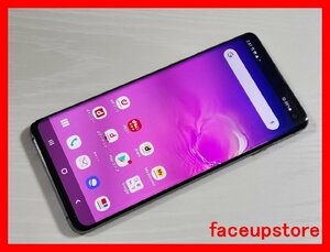 　★【35786WM】 完動品 docomo SC-03L SAMSUNG Galaxy S10 プリズムブラック SIMロック解除済 1円 ! 1スタ !