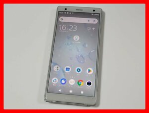 　★【36024WM】 完動品 SoftBank 702SO SONY Xperia XZ2 リキッドシルバー SIMロック解除済 1円 ! 1スタ !