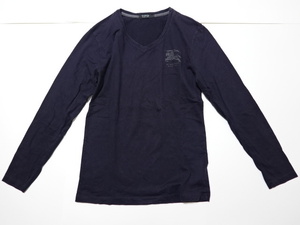 ■1126■BURBERRY BLACK LABEL バーバリーブラックレーベル●長袖 Tシャツ ロンT 2 三陽商会●