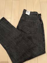 【新品・送料無料】シオタ CIOTA ブラック スビンコットン 13.5oz ストレートデニム MEDIUM BLACK サイズ32 ウエスト80_画像3