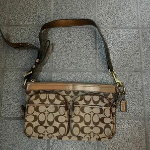 コーチ　COACH ヒップバッグ　モノグラム　ショルダーバッグ