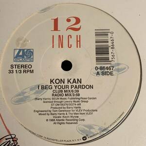 ◆ Kon Kan - I Beg Your Pardon ◆12inch US盤 