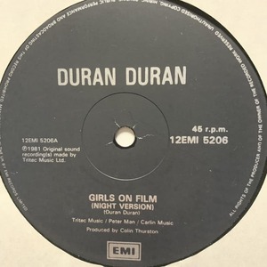 ◆ Duran Duran - Girls On Film ◆12inch UK盤 サーファー系ディスコ!