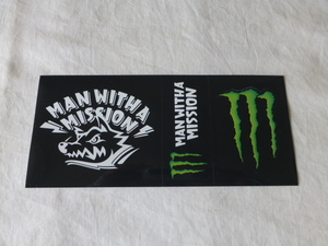 モンスターエナジー ステッカーシート モンスターエナジー MONSTER ENERGY x MAN WITH A MISSION