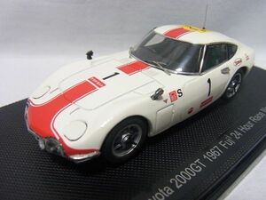 エブロ　1/43　『トヨタ2000GT（富士24時間レース　1967＃1）』