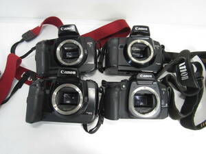 T-1003[同梱不可] Canon 一眼レフ 4点まとめ QUARTZ DATE EOS5 EOS7 キヤノン カメラ ジャンク