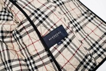 TG1326●BURBERRY*バーバリー*キルティング中綿ジャケット*キルティングコート*ノバチェック柄*size44*ブラック_画像8