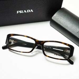 MF7111△未使用 イタリア製*プラダ PRADA*VPR171-N*2AU-101*フルリム*スクエア 眼鏡フレーム*メガネ*52□15-135*眼鏡ケース・箱付き