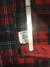 【made in USA】70's vintage deadstock/PENDLETON/redcheck/flannelshirt/size S/JAPAN M/状態good/_画像6