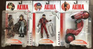  AKIRA/KANEDA BIKE/TETSUO　金田/金田のバイク/鉄雄　AKIRAフィギュア３点セット　McFARLANE TOYS