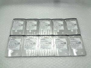 複数入荷 TOSHIBA 2.5型HDD MQ01ABF050 500GB SATA ×10個セット 中古動作品(r70)