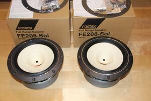 ◆新品未使用 FE208-Sol ペア◆　FOSTEX 限定販売20cmフルレンジユニット C01