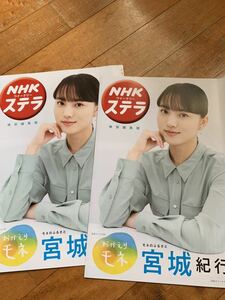 NHKステラ特別編集版、清原果耶、おかえりモネ、モネのふるさと宮城紀行、パンフレット2枚