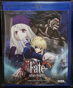 廃盤 貴重 旧盤 北米版 BD Fate/stay night フェイト/ステイナイト コンプリートコレクション 全24話 字幕オフ可能 奈須きのこ TYPE-MOON