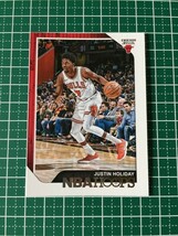 即決のみ！★PANINI 2018-19 NBA HOOPS #204 ジャスティン・ホリデー（JUSTIN HOLIDAY）【シカゴ・ブルズ】ベースカード 2019★_画像1