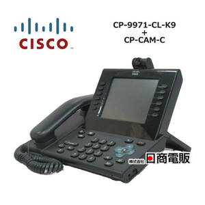 【中古】 CP-9971-CL-K9 + CP-CAM-C CISCO / シスコ IP Phone IP電話機 【ビジネスホン 業務用 電話機 本体】