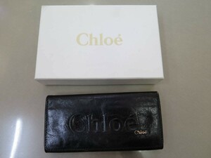 Chioe Chloe leather long wallet 