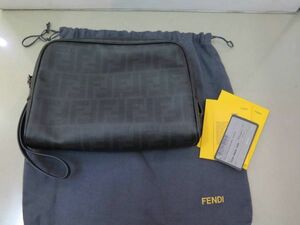 美品 FENDI フェンディ ズッカ柄 セカンドバッグ