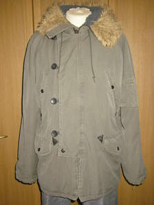  green green cotton N-3B N3B military jacket coat M hood Parker parka Oono clothing ( N-2B M-51 M-65 Mod's Coat 