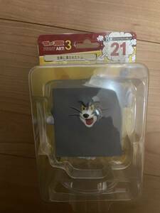 Happyくじ ハッピーくじ TOM and JERRY FUNNY ART 3 トムとジェリー B賞 21 金庫に潰されたトム フィギュア 一番くじ