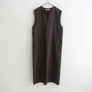 //【定価1.7万】ユナイテッドアローズ UNITED ARROWS BEAUTY&YOUTH *キーネックジャンパースカート*Sワンピ(1-2310-244)【70K32】