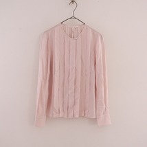 //【定価5.9万】ミナペルホネン mina perhonen *lysブラウス*38薄手絹1123(10-2311-68)【92K32】_画像1