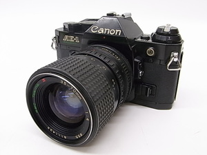 e10623　Canon AE-1　キャノン　一眼レフ　カメラ　ブラックボディ　シャッターNG　レンズ　35-70mm 1:4 φ55 RMC Tokina