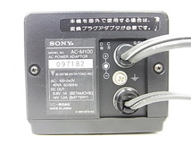 e10706　SONY　AC-M100　ACパワーアダプター　ソニー　通電確認済　元箱_画像5