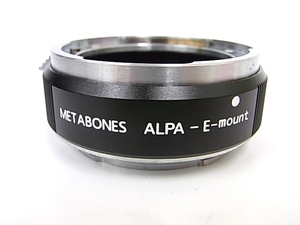 e10745　METABONES ALPA-E-mount メタボーンズ Eマウント用 アルパ アダプター ブラック