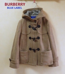 ●BURBERRYバーバリーブルーレーベルショートダッフルコート38●