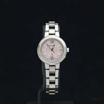 美品 SEIKO セイコー ルキア SSVW067 1B22-0BL0 SS レディース 電波ソーラー ピンク文字盤 箱保取 定価5.7万_画像1