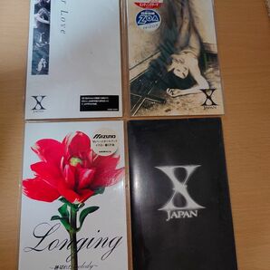 未開封　4枚セット Ｌｏｎｇｉｎｇ　跡切れたｍｅｌｏｄｙ／Ｘ ＪＡＰＡＮ　dahlia forever love ゴールド